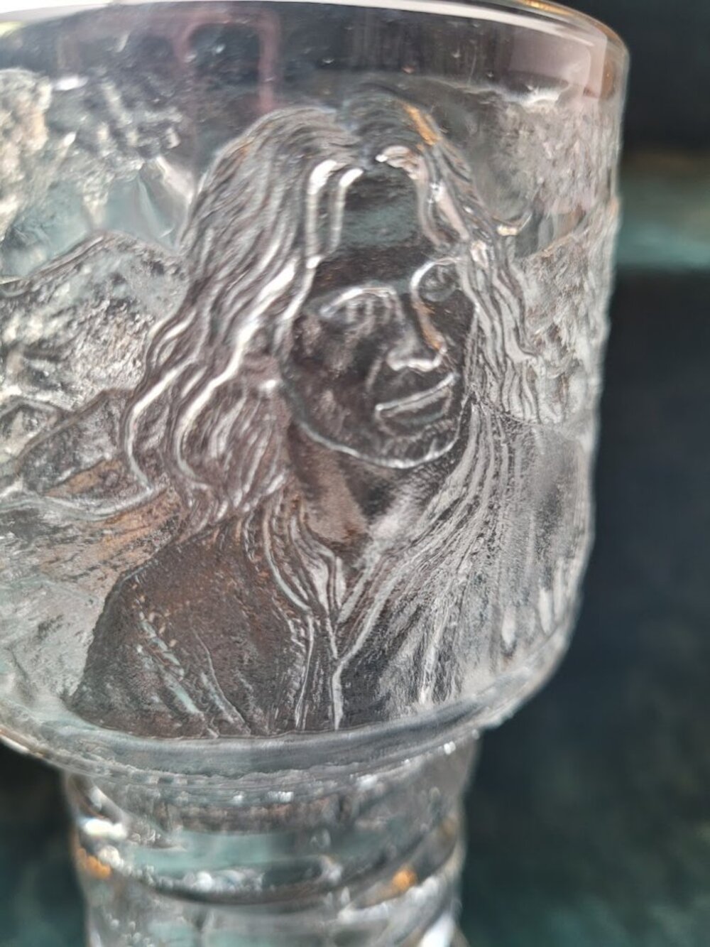 Strider - Lord of the Rings Glass Goblet - LOTR - 2001